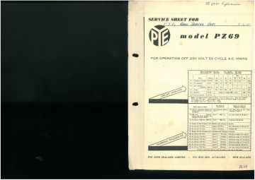 Pye ;New Zealand-PZ69_PE177-1954.Radio preview